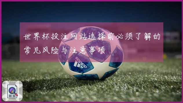 世界杯投注网站选择前必须了解的常见风险与注意事项