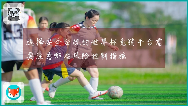 选择安全合规的世界杯竞猜平台需要注意哪些风险控制措施