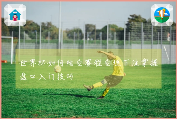 世界杯如何结合赛程合理下注掌握盘口入门技巧